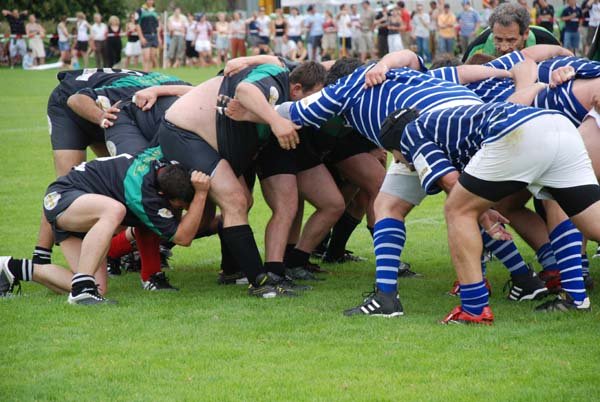 Rugby Spiel von Anders Doser